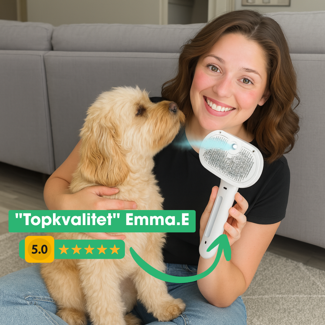 Woofi™ Professionel Dampplejebørste til hunde