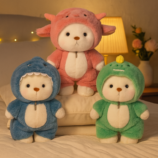 Cuddlebuddy™ teddybjørn med outfit