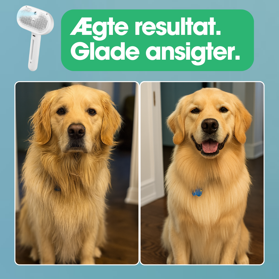 Woofi™ Professionel Dampplejebørste til hunde
